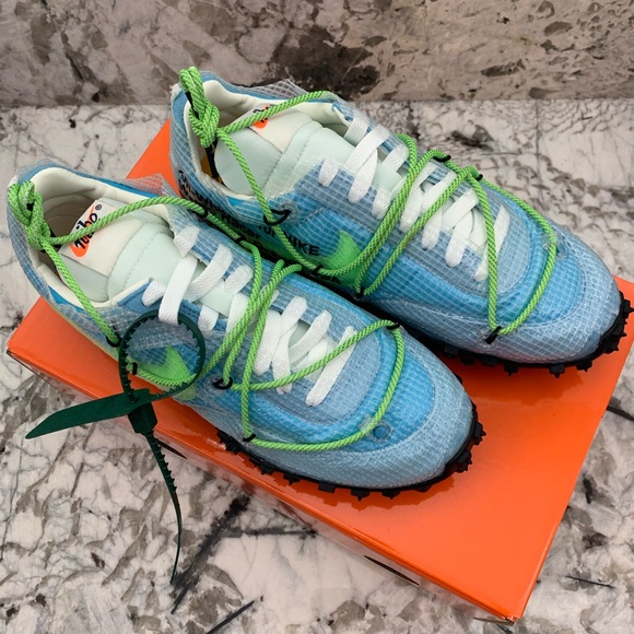 off white waffle racer goat
